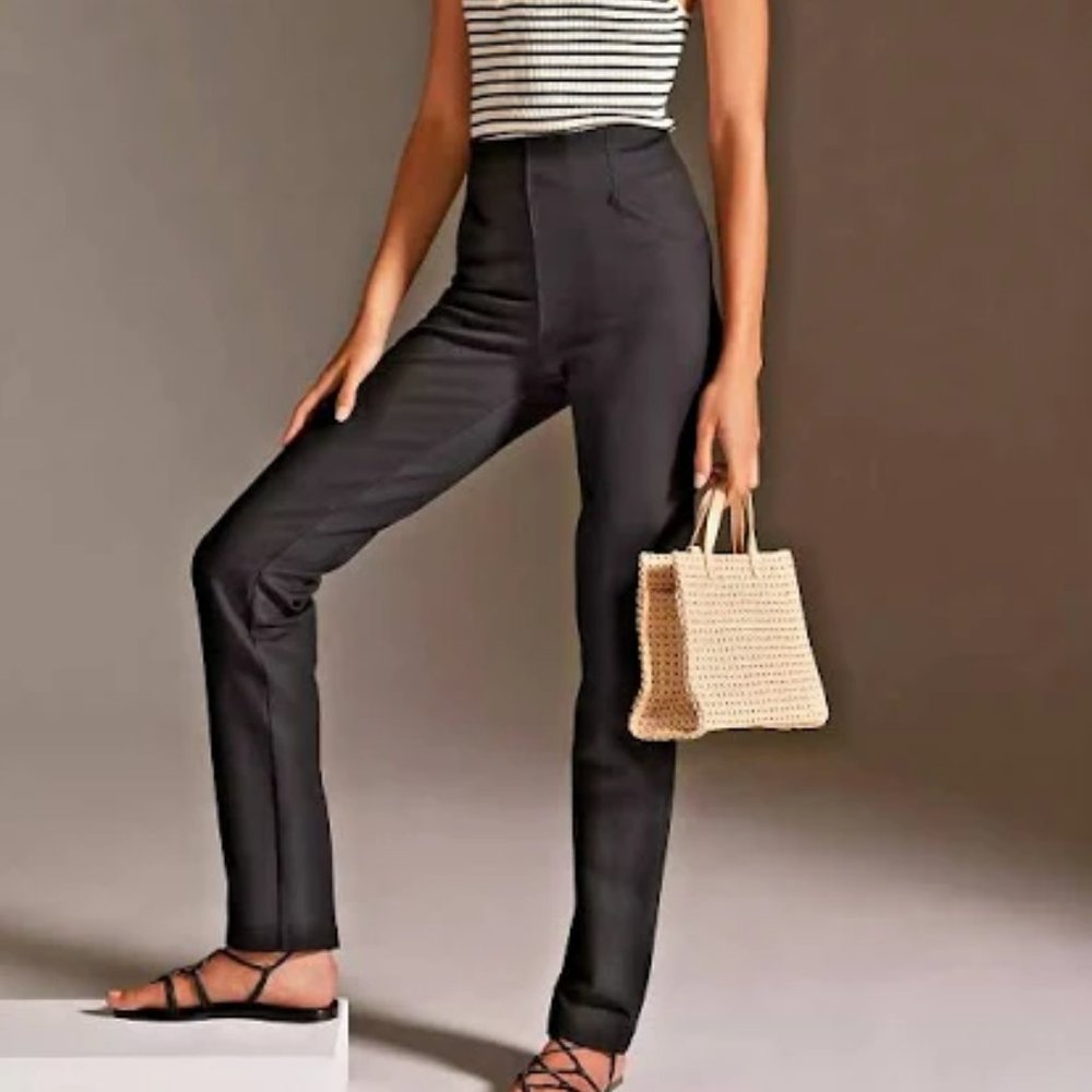Anthropologie Maeve High Rise Slim Ponte Leggings